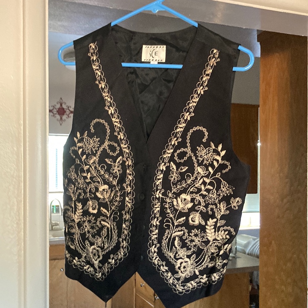 Embroidered vest